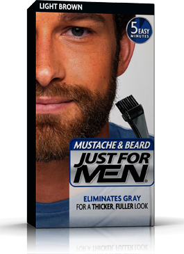 Just for Men Mustache & Beard Gel Light Brown
